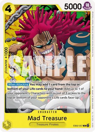 (EB02-057) Mad Treasure - Extra Booster: Anime 25th Collection - Normal