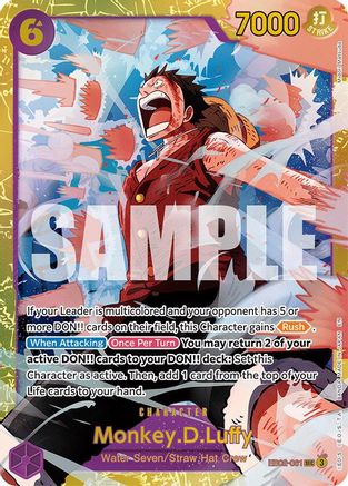 (EB02-061) Monkey.D.Luffy (061) - Extra Booster: Anime 25th Collection - Foil