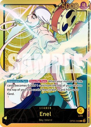 (OP05-098) Enel (SPR) - Extra Booster: Anime 25th Collection Nonfoil