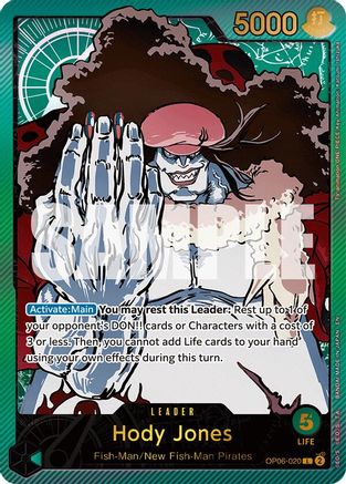 (OP06-020) Hody Jones (SPR) - Extra Booster: Anime 25th Collection Nonfoil