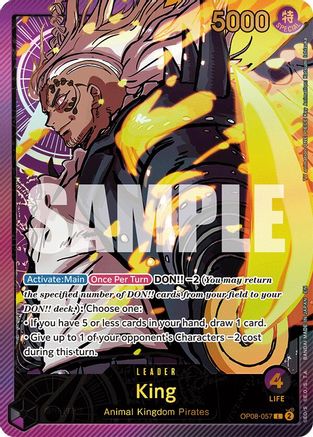 (OP08-057) King (SPR) - Extra Booster: Anime 25th Collection Nonfoil