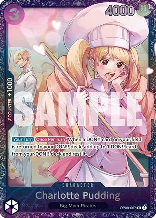 (OP08-067) Charlotte Pudding (Treasure Cup 2025) - One Piece Promotion Cards Foil