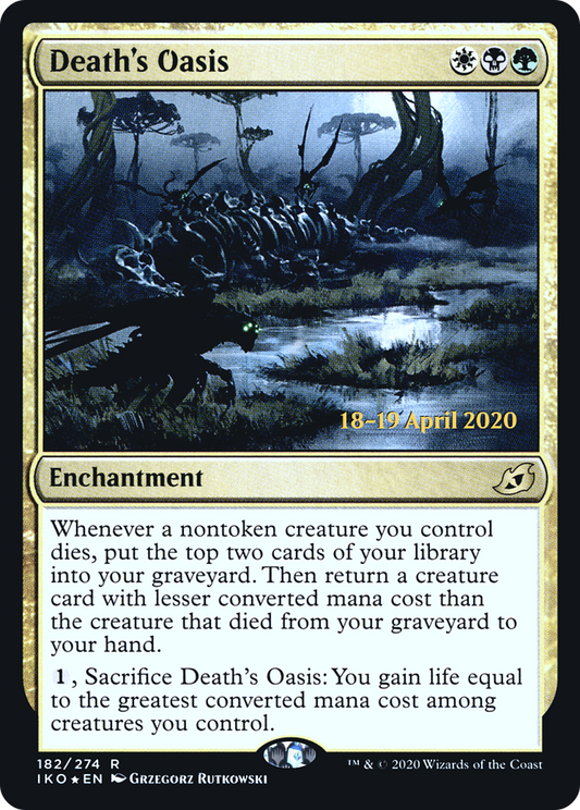 Death's Oasis (PIKO-182S) - Ikoria: Lair of Behemoths Promos Foil