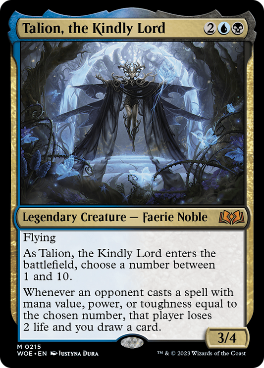 Talion, the Kindly Lord (WOE-215) - Wilds of Eldraine