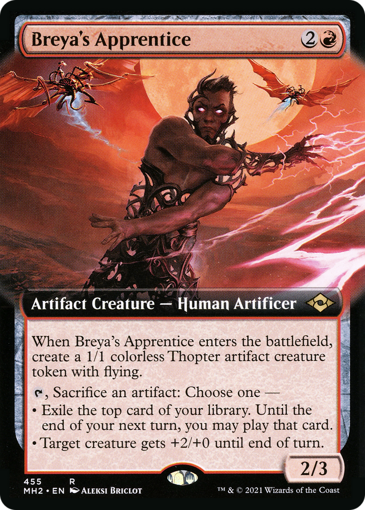 Breya's Apprentice (Extended Art) (MH2-455) - Modern Horizons 2: (Extended Art) Foil