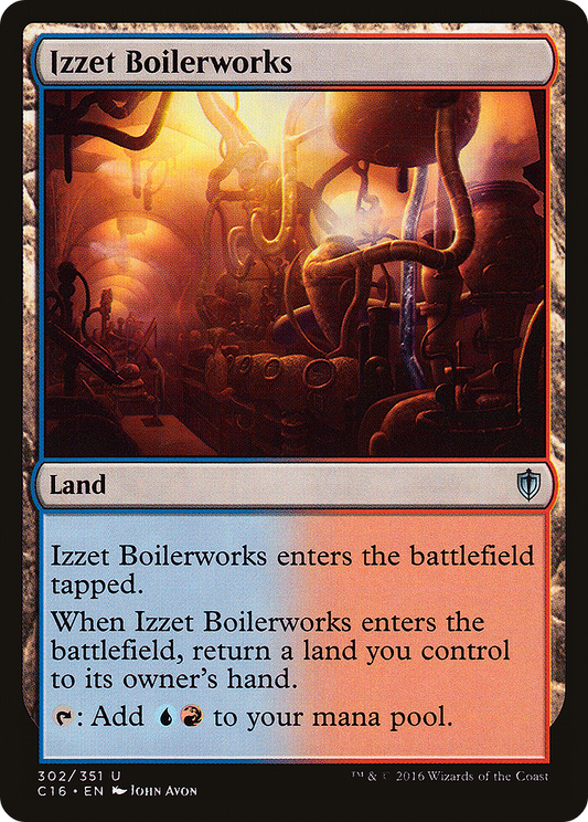 Izzet Boilerworks (C16-302) - Commander 2016