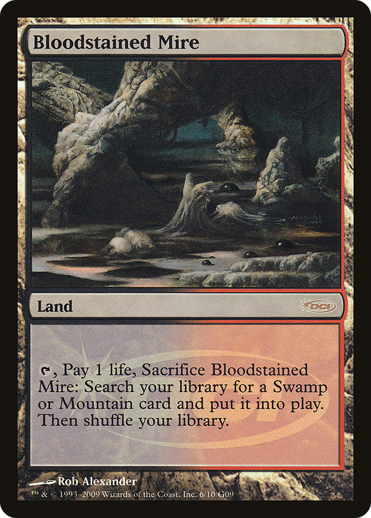 Bloodstained Mire (G09-006) - Judge Gift Cards 2009 Foil