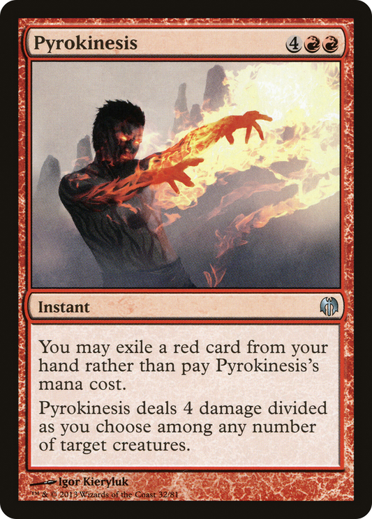 Pyrokinesis (DDL-032) - Duel Decks: Heroes vs. Monsters