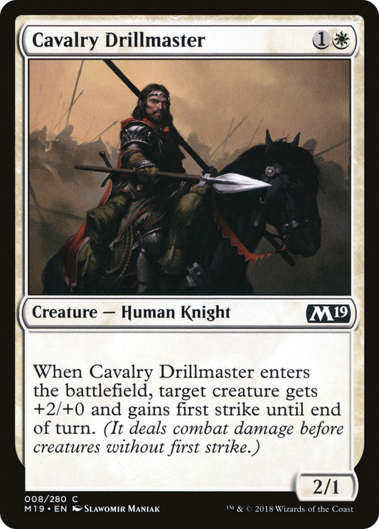 Cavalry Drillmaster (M19-008) - Core Set 2019