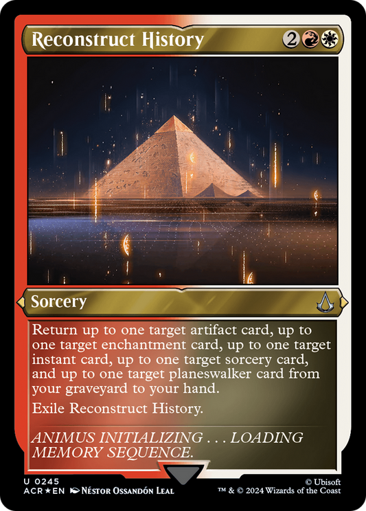 Reconstruct History (ACR-245) - Assassin's Creed Etched Foil