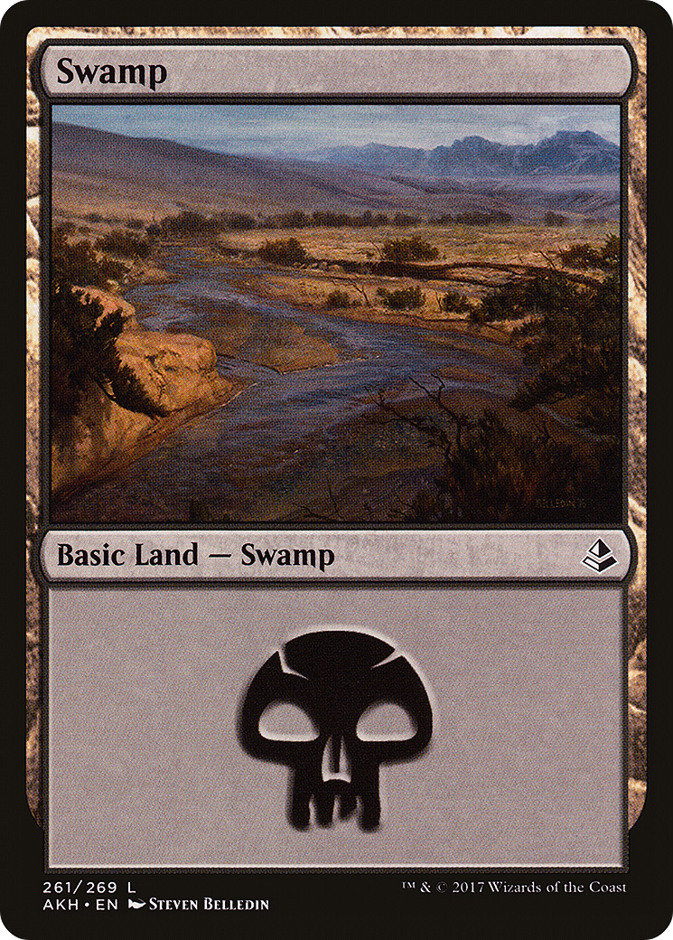 Swamp (AKH-261) - Amonkhet Foil