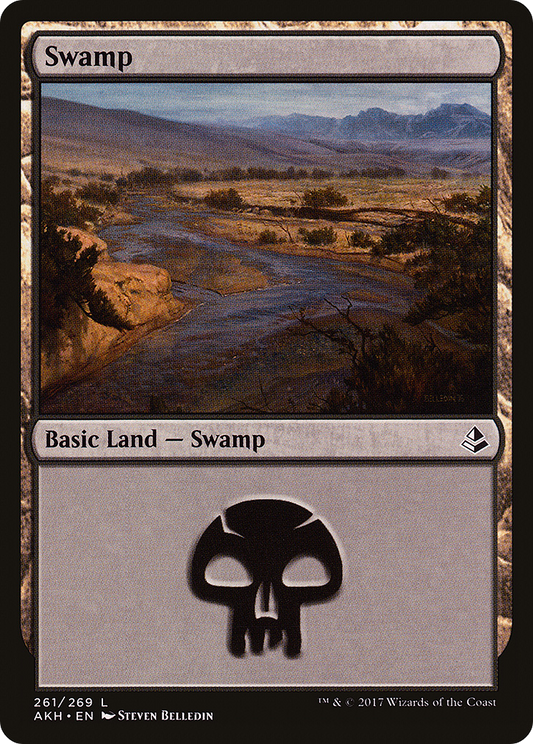 Swamp (AKH-261) - Amonkhet Foil