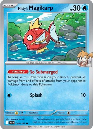 Misty's Magikarp (48/182) - SV10 Destined Rivals Reverse Holofoil - Common