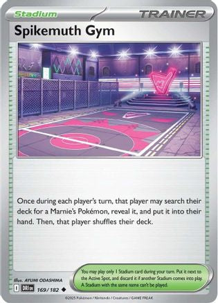 Spikemuth Gym (169/182) - SV10 Destined Rivals Reverse Holofoil - Uncommon