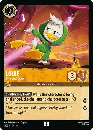 (001/204)  Louie - One Cool Duck - Reign of Jafar  Normal