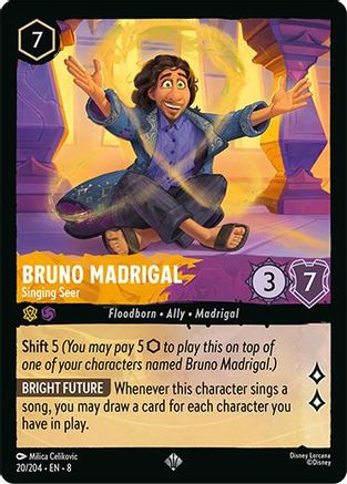(020/204)  Bruno Madrigal - Singing Seer - Reign of Jafar  Normal