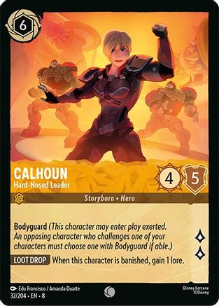 (032/204)  Calhoun - Hard-Nosed Leader - Reign of Jafar  Normal