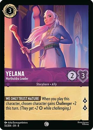 (055/204)  Yelana - Northuldra Leader - Reign of Jafar  Cold Foil