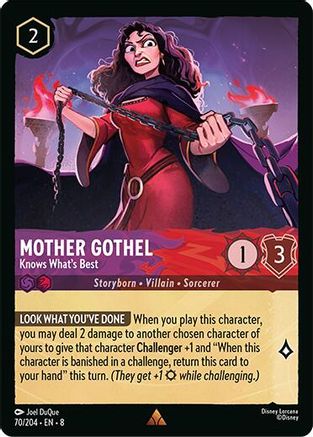 (070/204)  Mother Gothel - Knows What's Best - Reign of Jafar  Normal