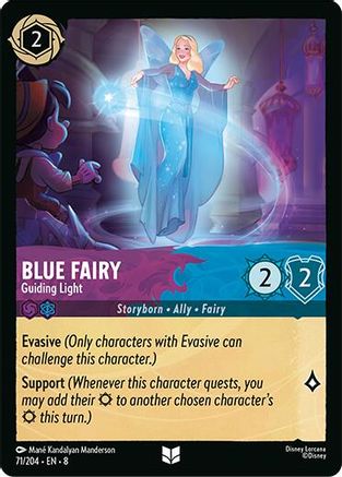 (071/204)  Blue Fairy - Guiding Light - Reign of Jafar  Cold Foil