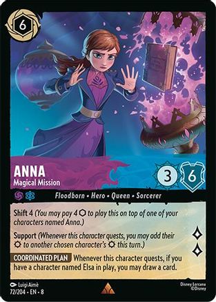 (072/204)  Anna - Magical Mission - Reign of Jafar  Normal