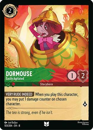 (103/204)  Dormouse - Easily Agitated - Reign of Jafar  Cold Foil