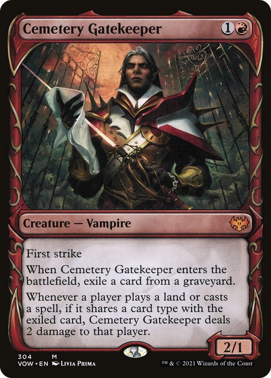 Cemetery Gatekeeper (VOW-304) - Innistrad: Crimson Vow: (Showcase)