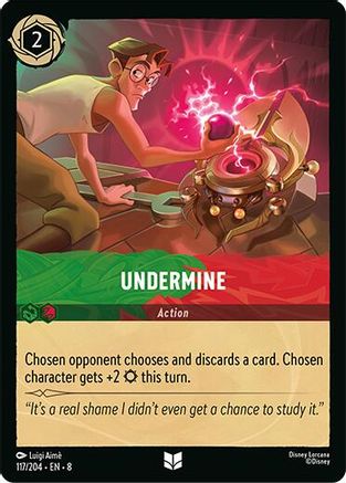 (117/204)  Undermine - Reign of Jafar  Cold Foil