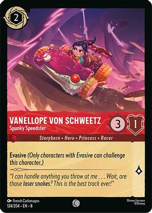 (124/204)  Vanellope Von Schweetz - Spunky Speedster - Reign of Jafar  Normal