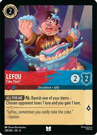 (138/204)  LeFou - Cake Thief - Reign of Jafar  Normal