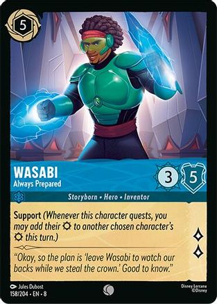 (158/204)  Wasabi - Always Prepared - Reign of Jafar  Cold Foil