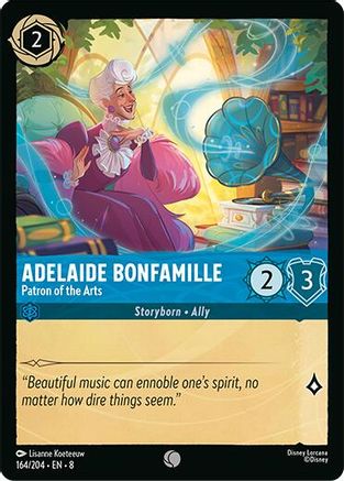 (164/204)  Adelaide Bonfamille - Patron of the Arts - Reign of Jafar  Cold Foil