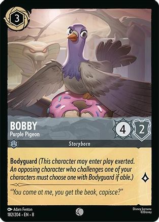(182/204)  Bobby - Purple Pigeon - Reign of Jafar  Normal