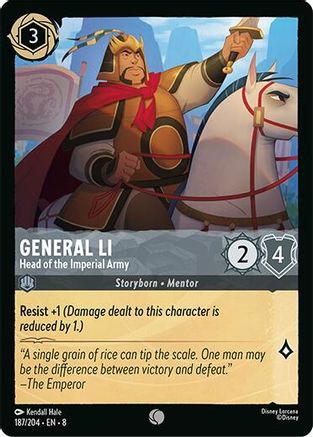 (187/204)  General Li - Head of the Imperial Army - Reign of Jafar  Normal