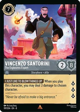 (197/204)  Vincenzo Santorini - The Explosives Expert - Reign of Jafar  Normal