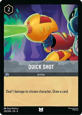 (203/204)  Quick Shot - Reign of Jafar  Cold Foil