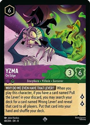 (068/204)  Yzma - On Edge - Reign of Jafar  Normal