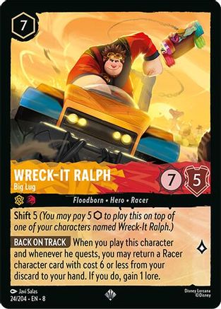 (024/204)  Wreck-It Ralph - Big Lug - Reign of Jafar  Cold Foil