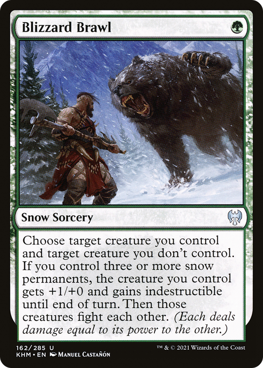 Blizzard Brawl (KHM-162) - Kaldheim: (snow) Foil