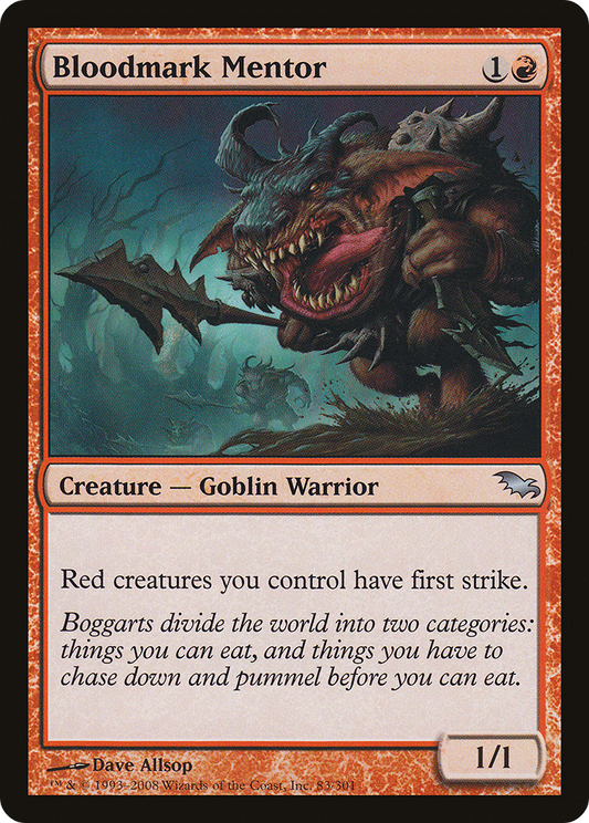 Bloodmark Mentor (SHM-083) - Shadowmoor Foil