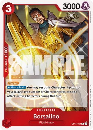 (OP11-014) Borsalino - A Fist of Divine Speed Foil