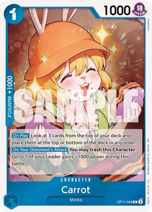 (OP11-049) Carrot - A Fist of Divine Speed Foil