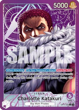 (OP11-062) Charlotte Katakuri (062) (Alternate Art) - A Fist of Divine Speed Foil
