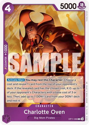 (OP11-066) Charlotte Oven - A Fist of Divine Speed Foil
