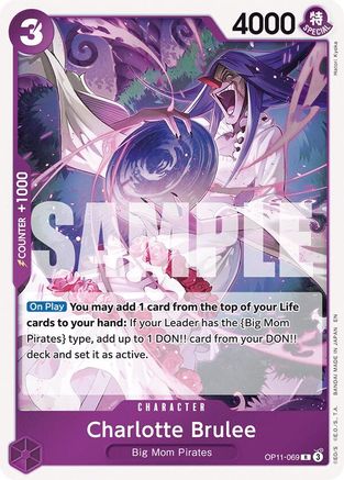 (OP11-069) Charlotte Brulee - A Fist of Divine Speed Foil