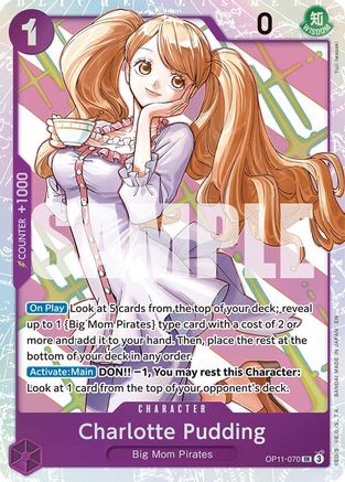 (OP11-070) Charlotte Pudding - A Fist of Divine Speed Foil