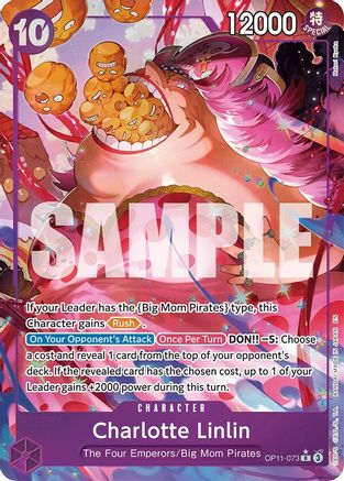 (OP11-073) Charlotte Linlin (Alternate Art) - A Fist of Divine Speed Foil