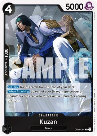 (OP11-084) Kuzan - A Fist of Divine Speed Foil