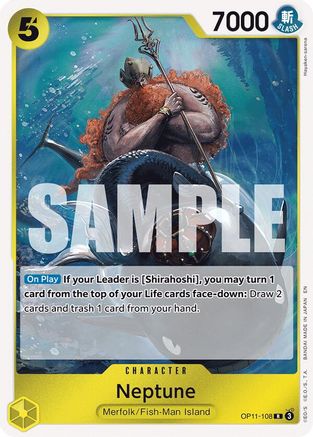 (OP11-108) Neptune - A Fist of Divine Speed Foil