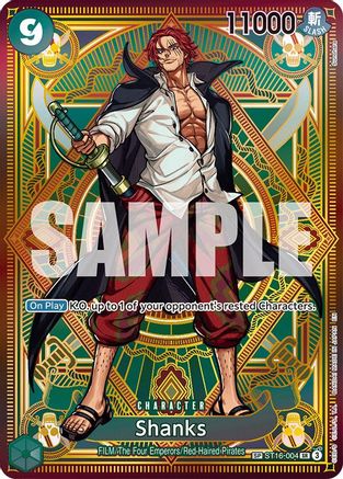 (ST16-004) Shanks (SP) - A Fist of Divine Speed Foil